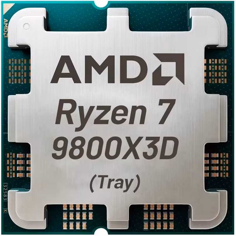 پردازنده کامپیوتر ای ام دی مدل Ryzen 7 9800X3D Tray