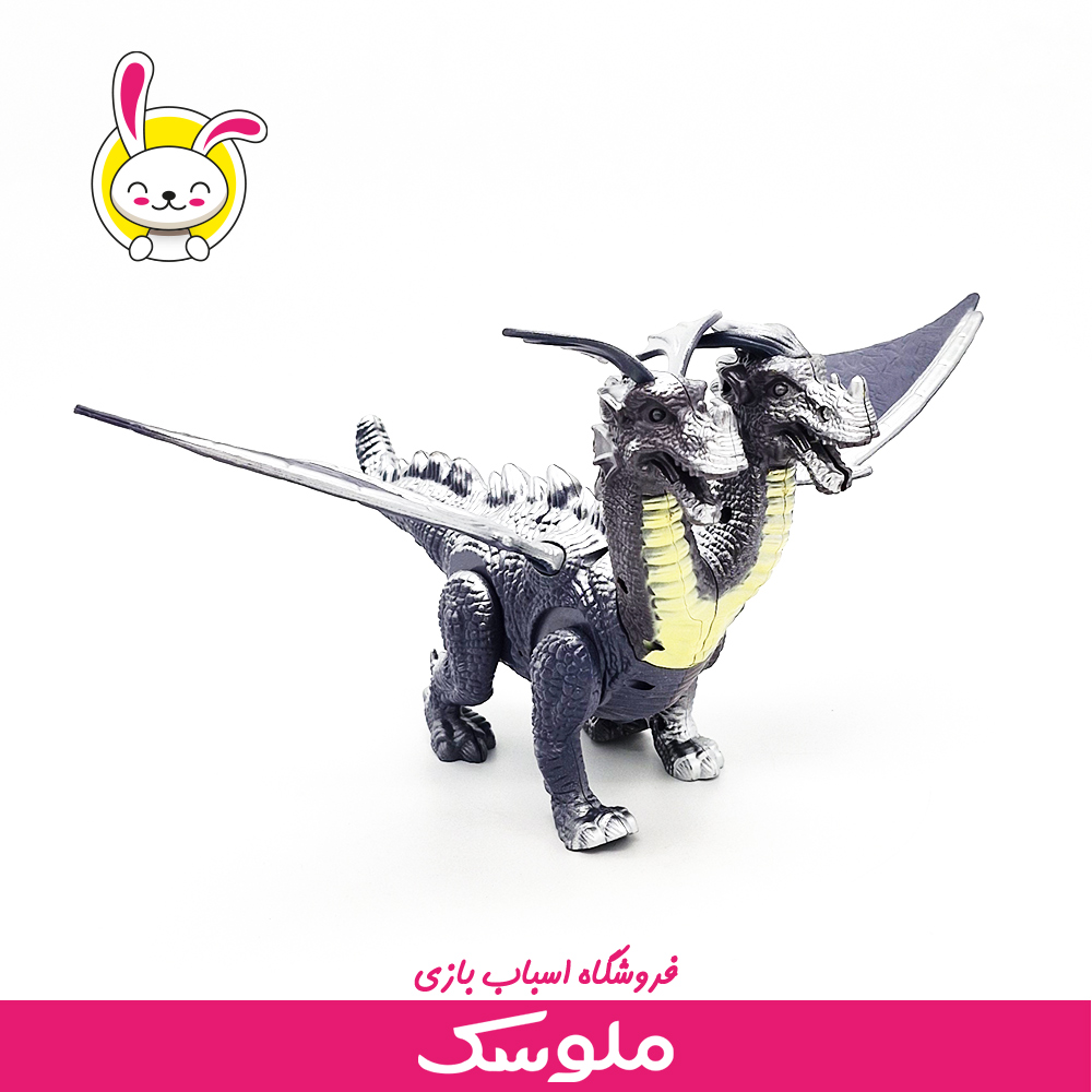 اسباب بازی دایناسور دو سر