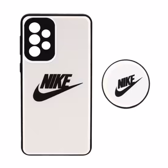 قاب گوشی طرح دار دور آینه پاپ سوکت دار برای Samsung A33 طرح 81