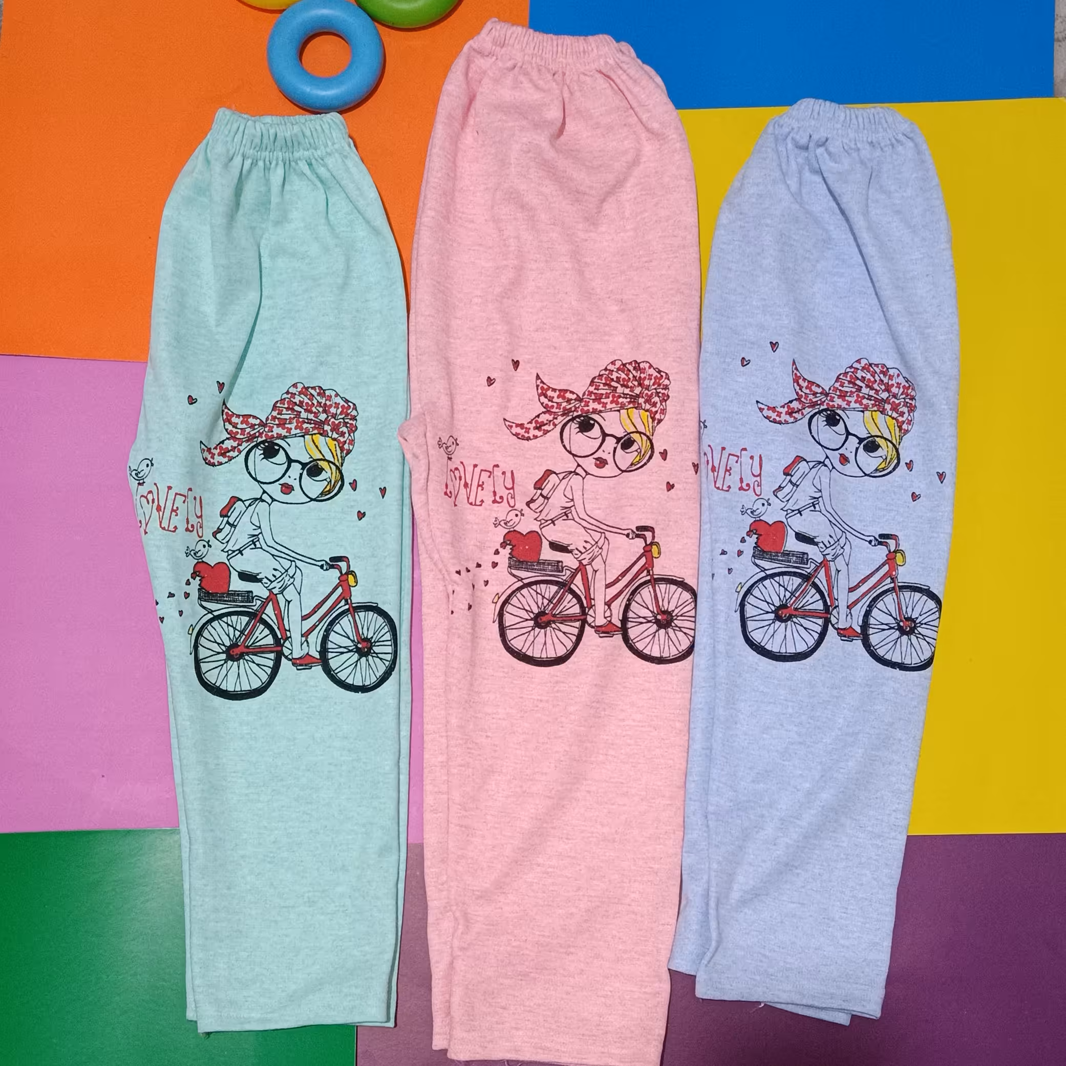 شلوار دخترانه تک مناسب سن حدود4تا8سال