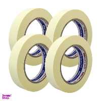 چسب کاغذی ایران چسب مدل IC2.5 عرض 2.5 سانتی متر بسته 4 عددی