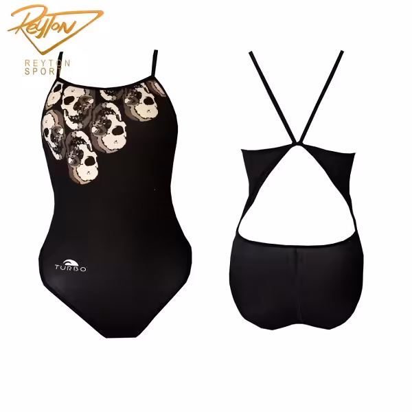 مایو شنا زنانه توربو Skull King Black | 3137