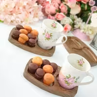 زیر لیوانی چوبی