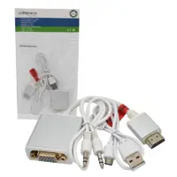 تبدیل رویال  HDMI TO VGA whit AUDIO آداپتوردار 