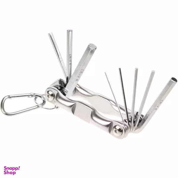 مجموعه 8 عددی آچار آلنی تاشو نووا مدل NTK 1007