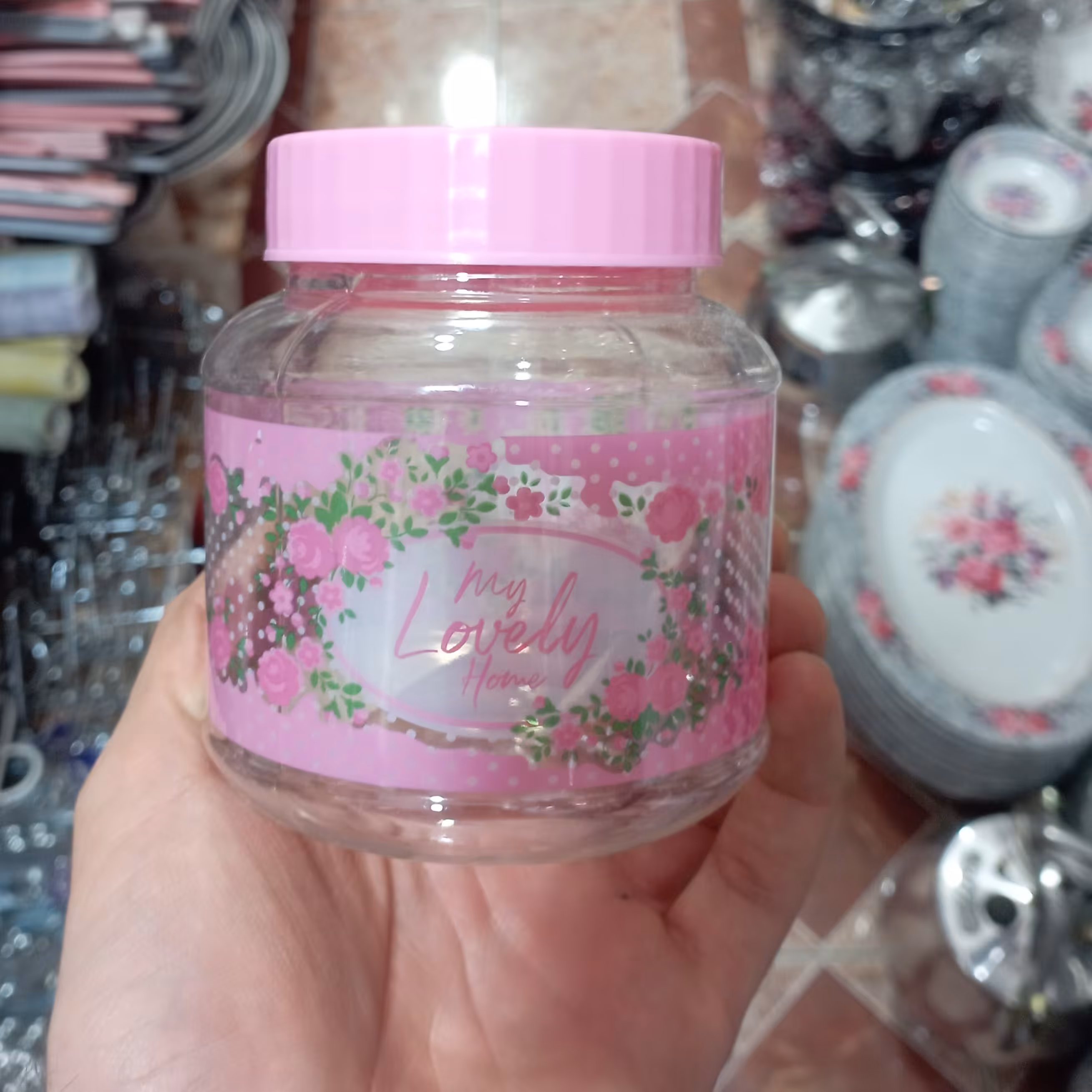 بانکه جا ادویه  گلدار سایز 1