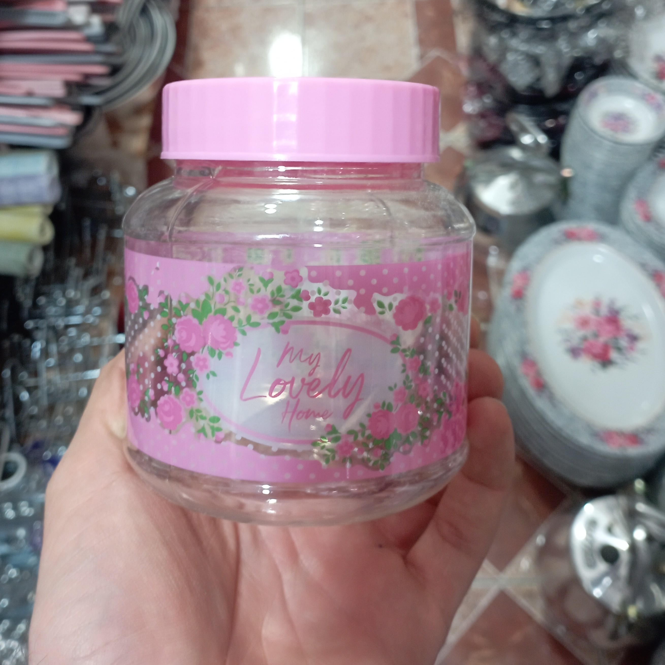 بانکه جا ادویه  گلدار سایز 1