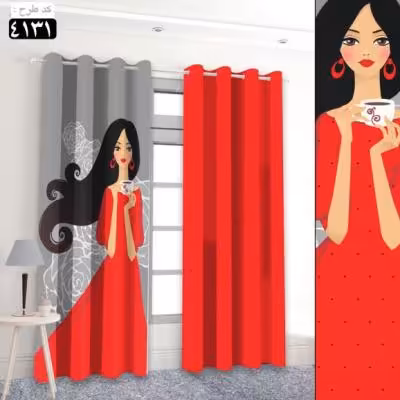 پرده تصویری طرح لوسی