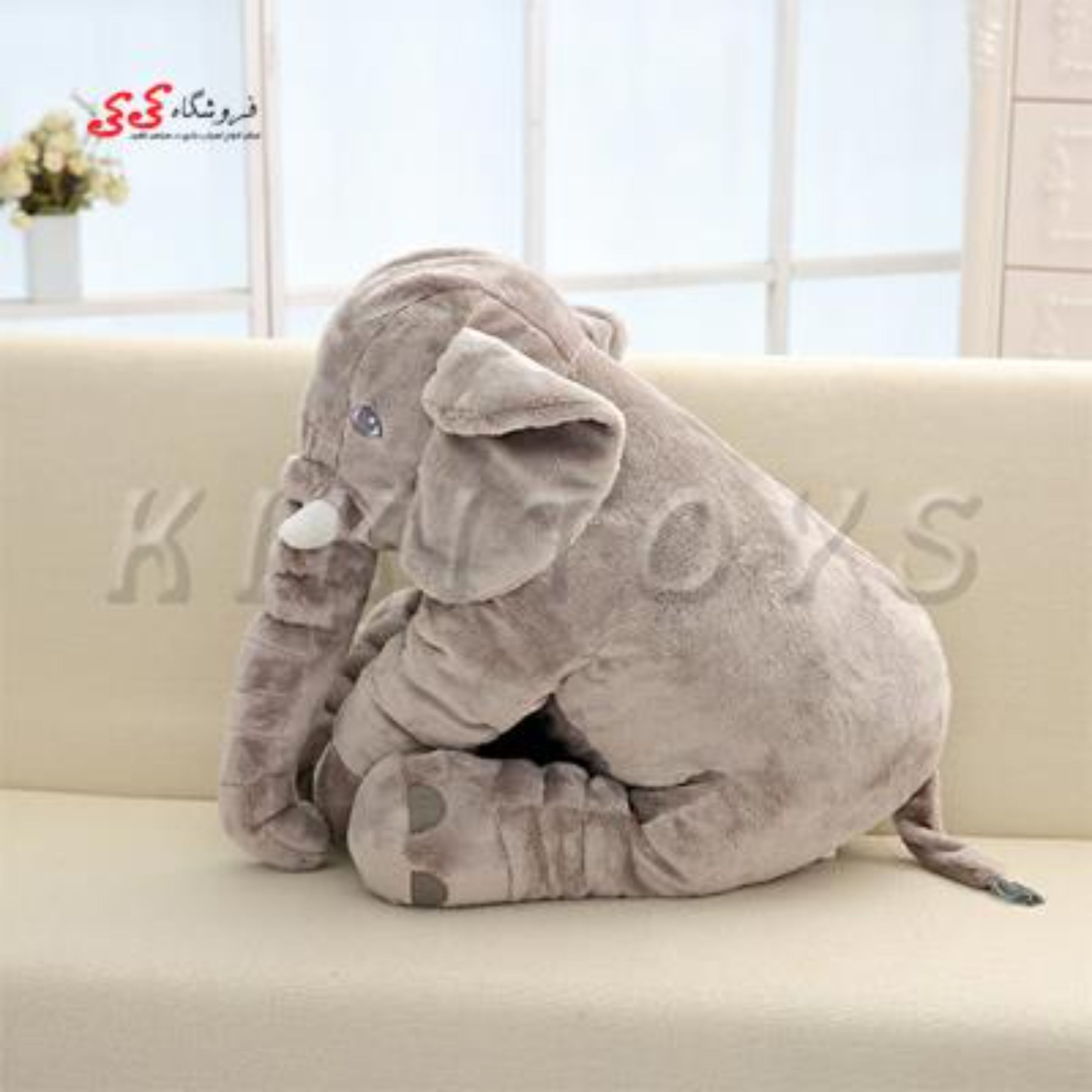 عروسک پولیشی فیل بالشتی بزرگ 70 سانت Pillow Doll