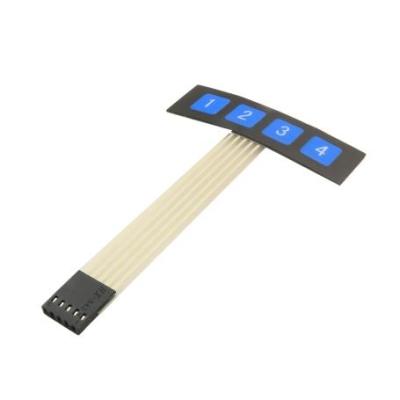 مجموعه 6 عددی کیپد 1x4 فلت دار 1-2-3-4