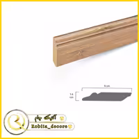 قرنیز 9 سانت mdf رنگ آنتیک چام