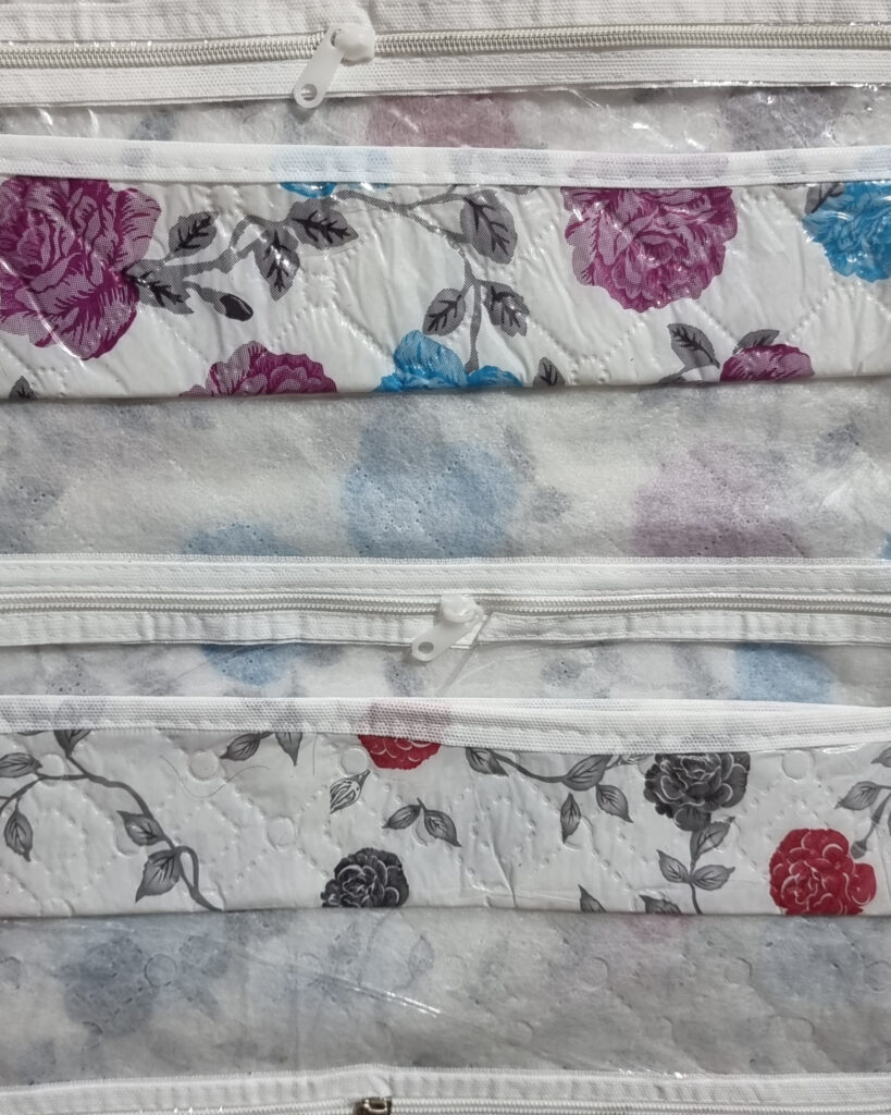 کاور کفش زیپدار گلدار پک 2 عددی