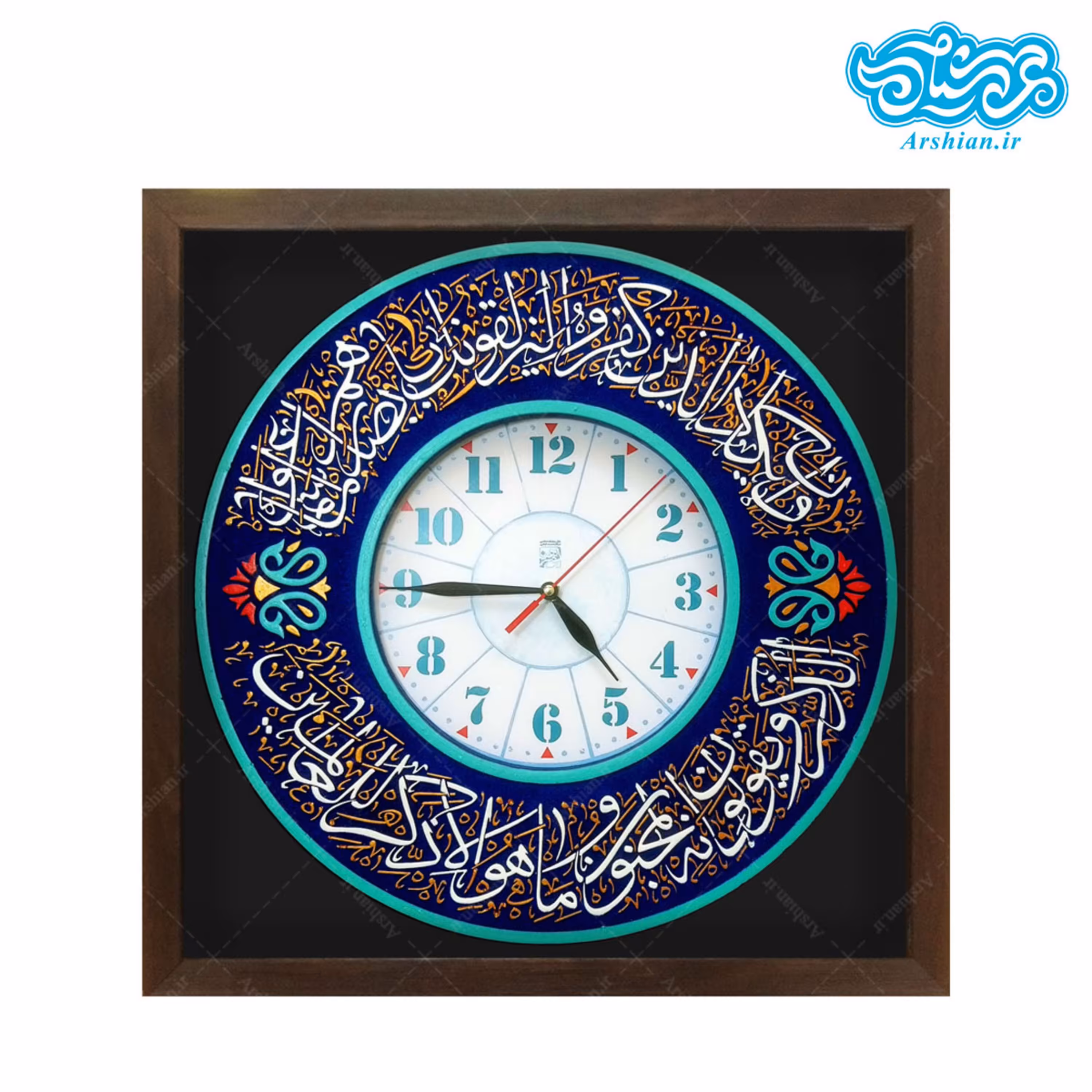 تابلو برجسته ساعت طرح وان یکاد کد 166