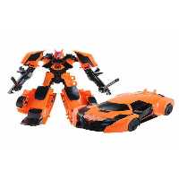 ماشین اسباب بازی نارنجی T WARRIOR ROBOT J8018E اورجینال transformers