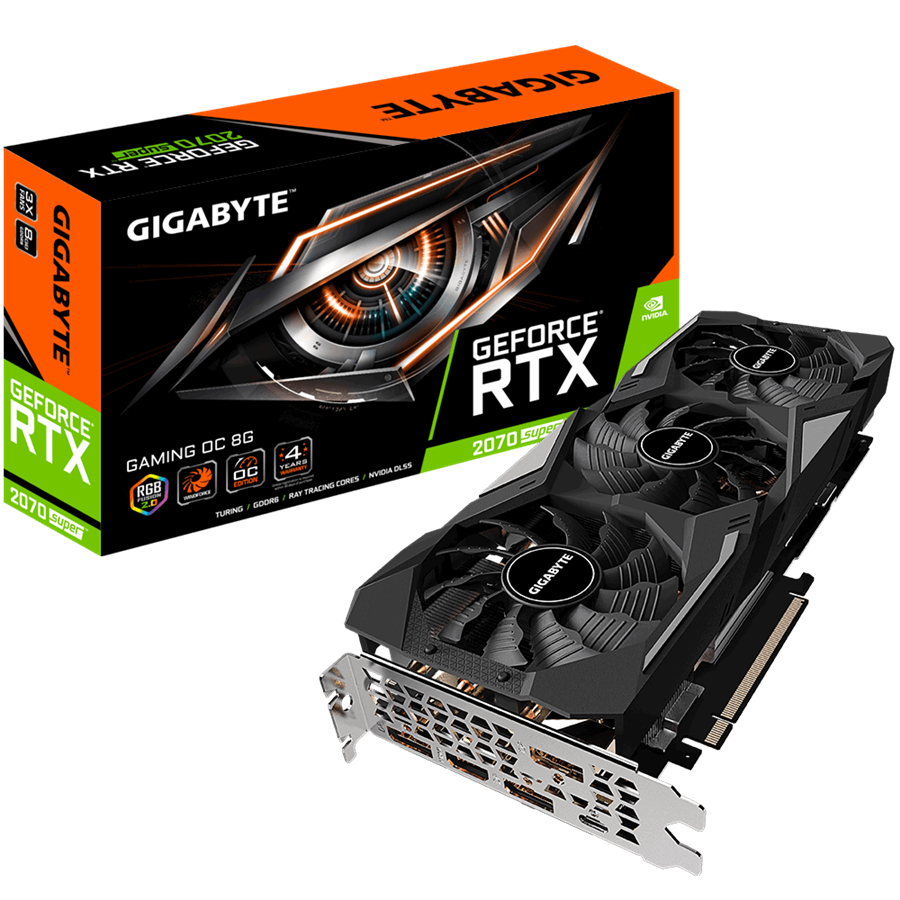 کارت گرافیک گیگابایت مدل GeForce RTX 2070 SUPER GAMING OC با حافظه 8 گیگابایت