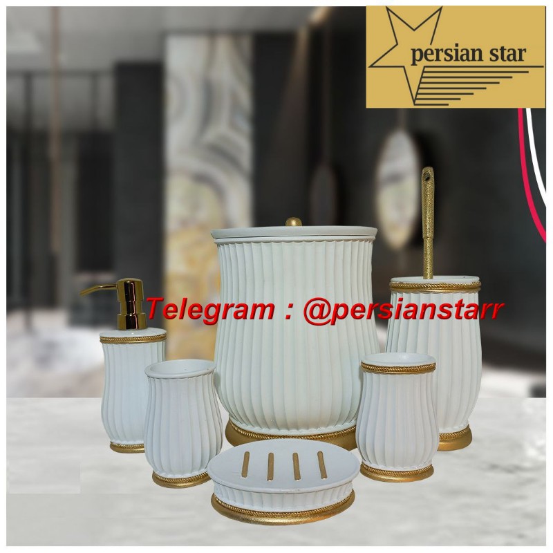 سرویس بهداشتی 6پارچه رزین لاکچری