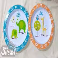 بشقاب ملامین دو عددی neo baby