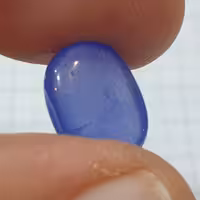 نگین عقیق آبی کاربنی خاص و متفاوت