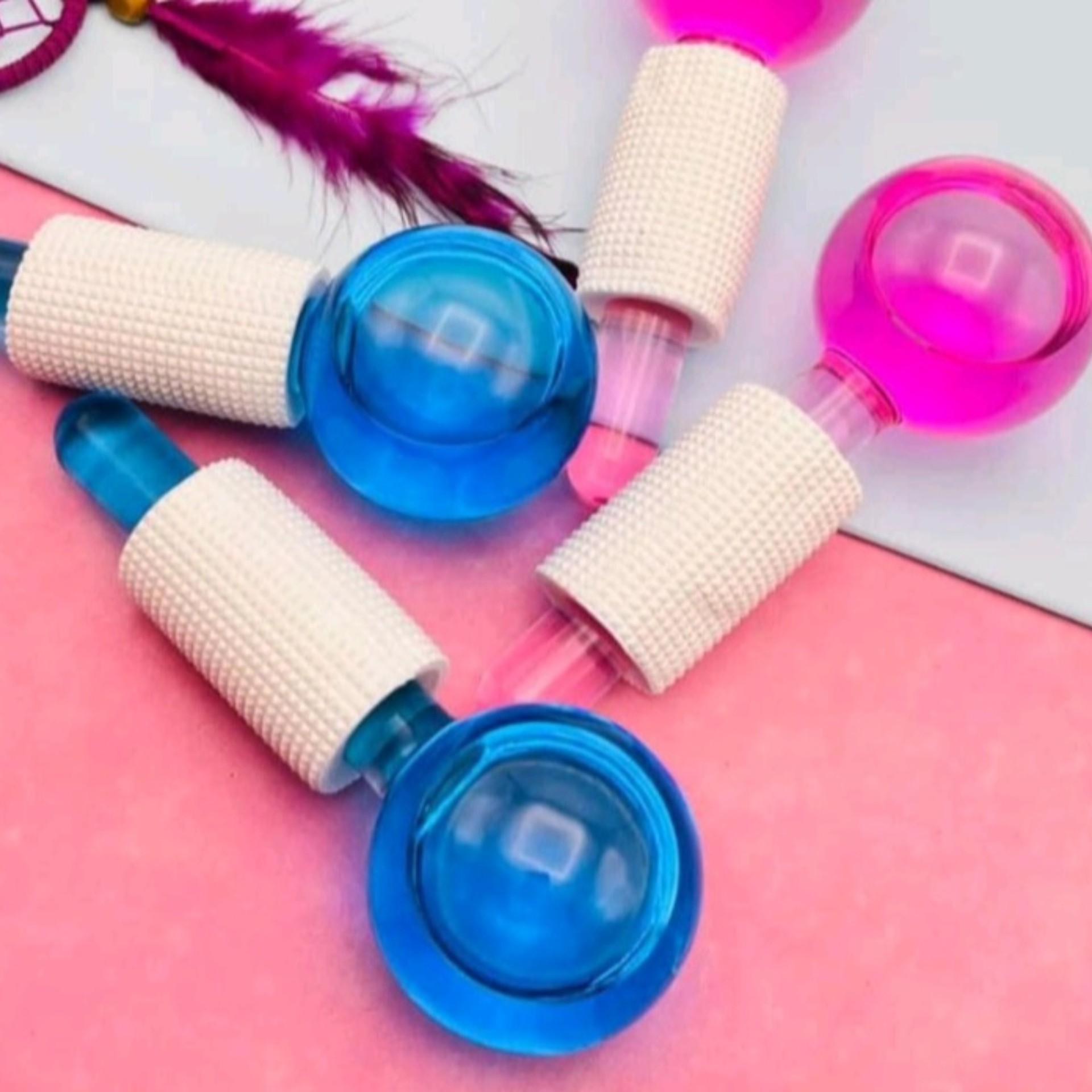 ماساژور گوی یخی(آیس گلوب و یا آیس رولر) 2 عددی اورجینال