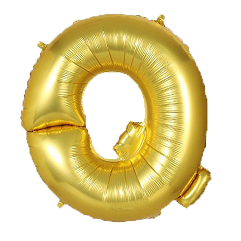 بادکنک فویلی طرح حروف انگلیسی Q کد 210