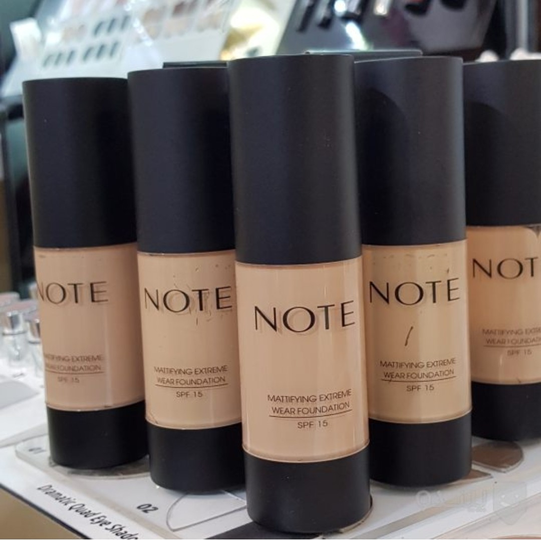 کرم پودر شیشه ای مات اصل نوت تناژ رنگی گندمی  حجم 35 میلی لیتر سری Detox And Protect شماره 10