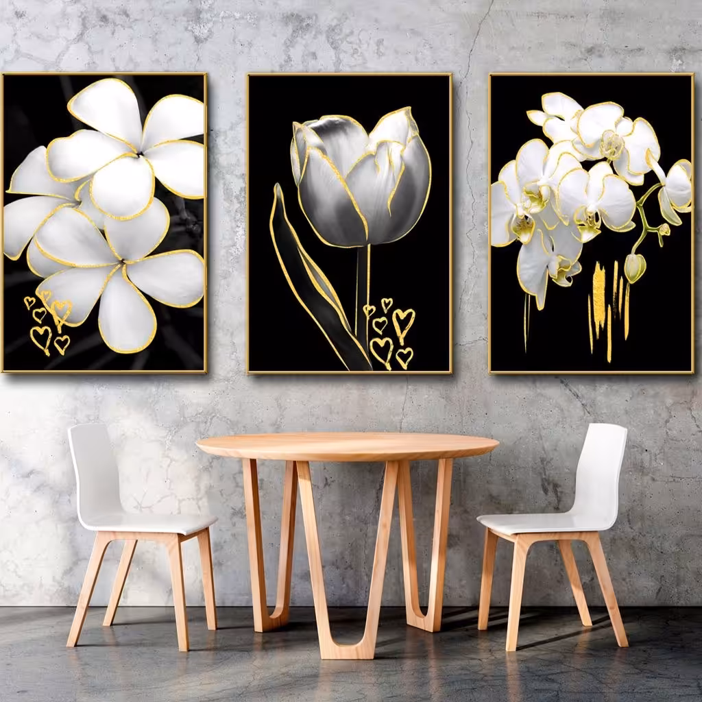 تابلو دکوراتیو 3تیکه هایلایت