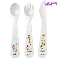 ست قاشق و چنگال و کارد کودک اونت مدل Rabbit SCF714 | سیسمونی بدو نی نی