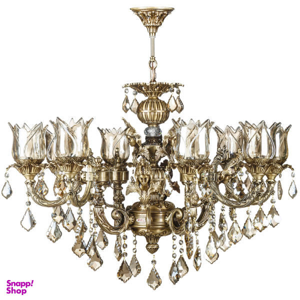 لوستر 8 شعله چشمه نور مدل M3414.4-4-A