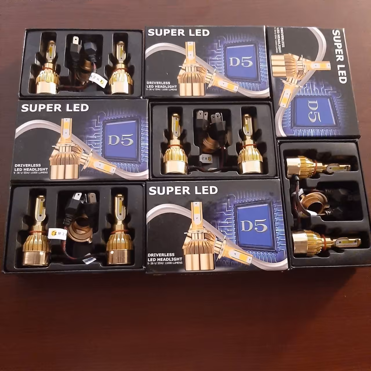 هدلایت 4 حالته پایه H4 فلاشر دار بسته 2 عددی(سه رنگ) 