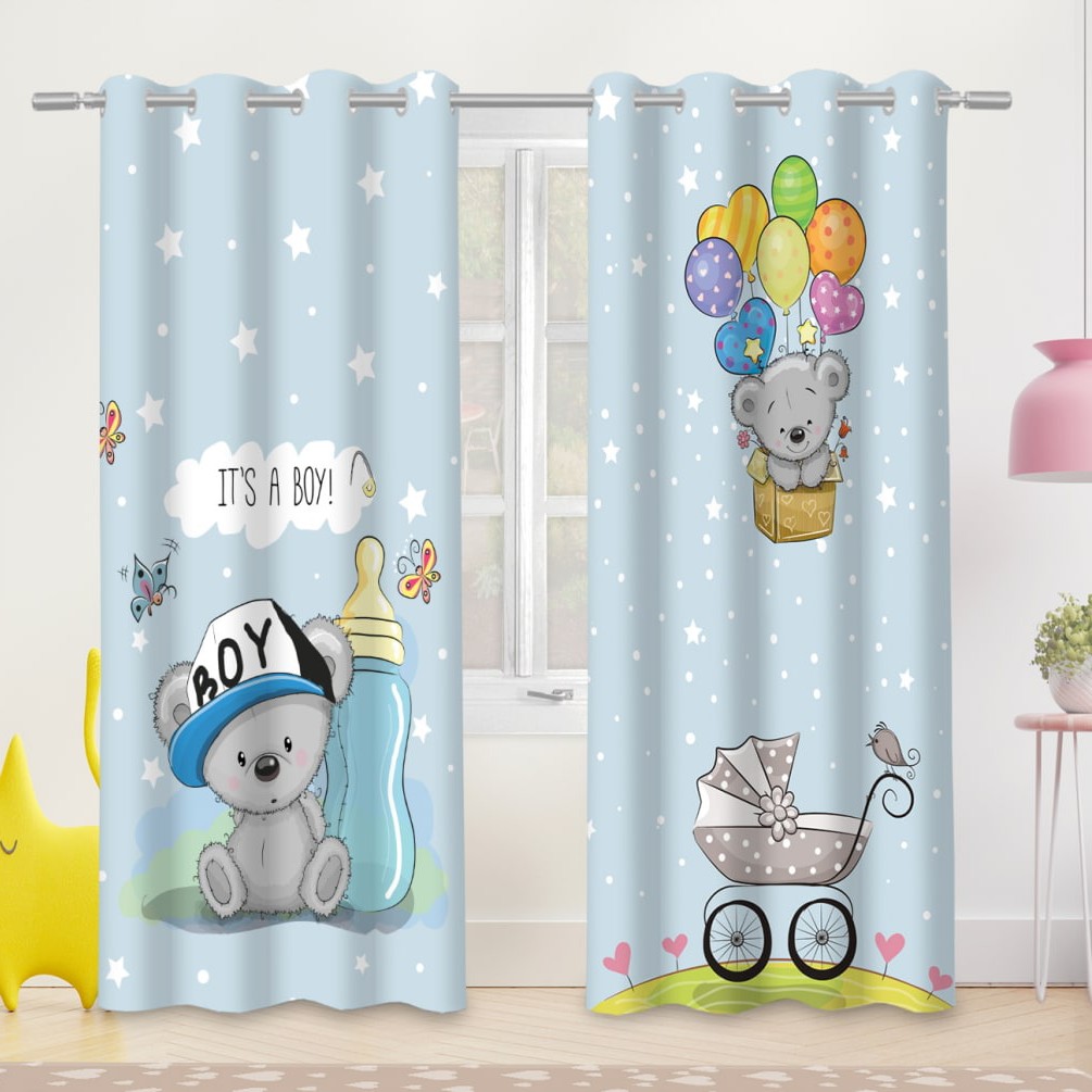 پرده چاپی  پانچ  اتاق کودک کد 867