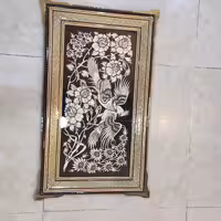 قلمزنی با قاب خاتم 