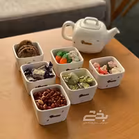 کاپ کیک مربع گلدار آرکا