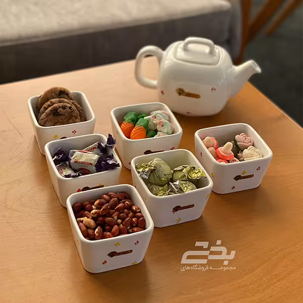 کاپ کیک مربع گلدار آرکا