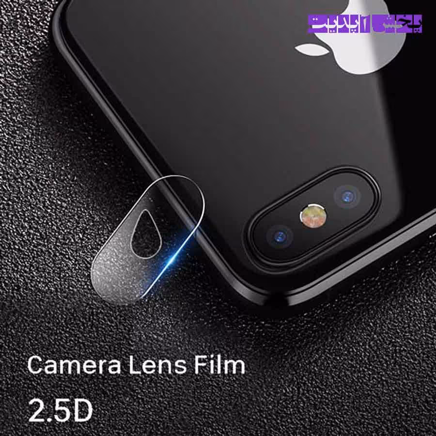 محافظ شیشه ای لنز دوربین گوشی آیفون IP X