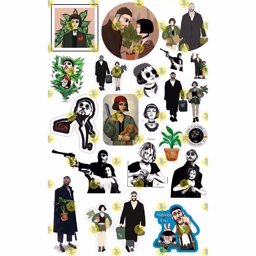 پک استیکر لئون