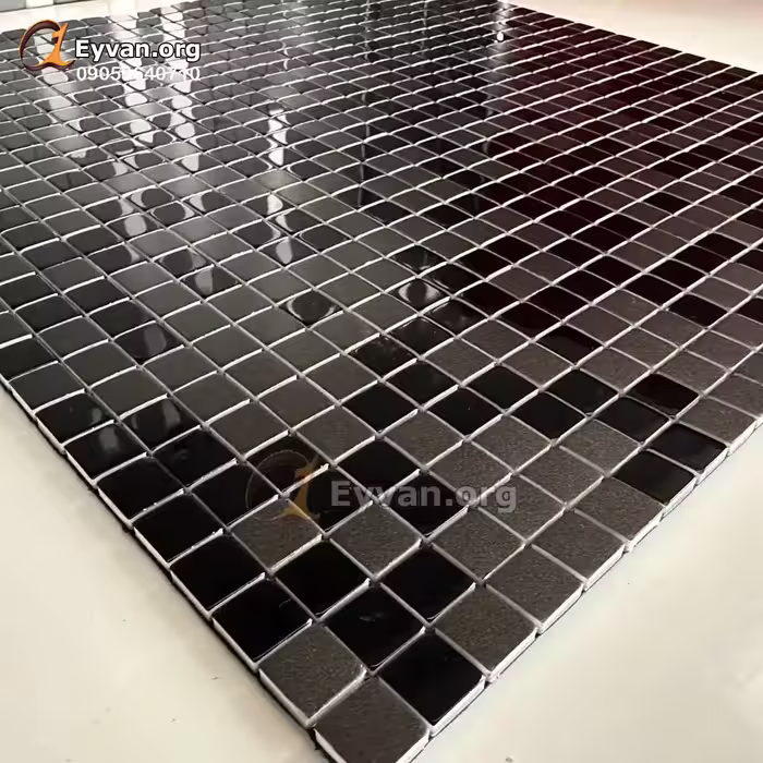 بین کابینتی آلومینیوم مشکی  چسبدار کد 20452