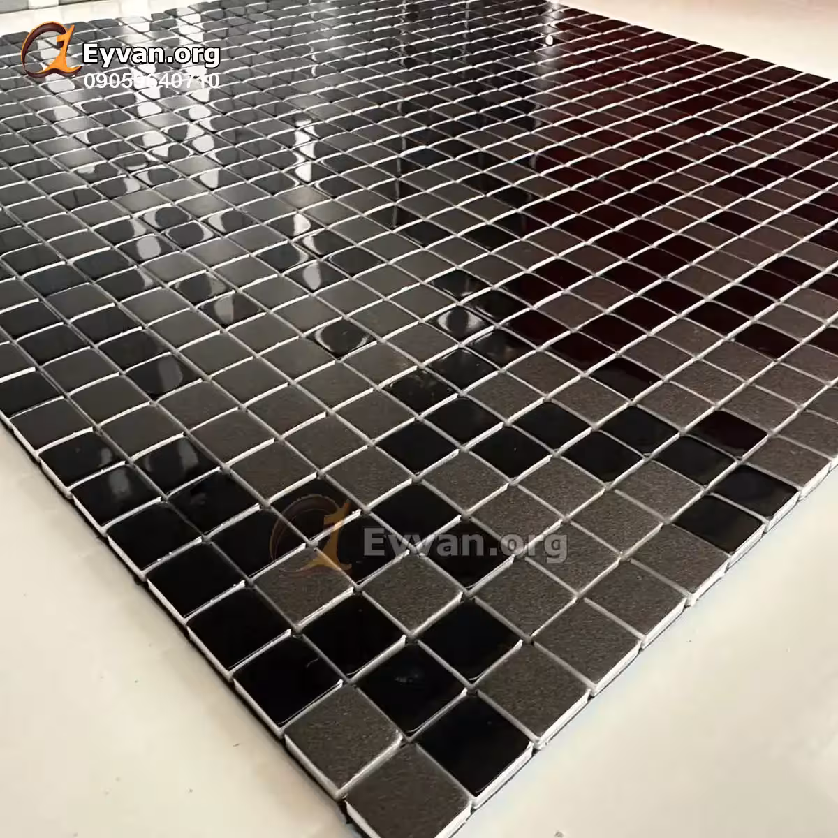 بین کابینتی آلومینیوم مشکی  چسبدار کد 20452