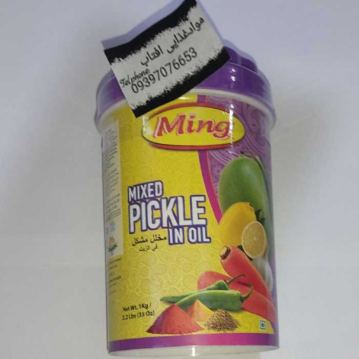 ترشی انبه مخلوط روغنی مینگ 1 کیلوگرم ساخت پاکستان