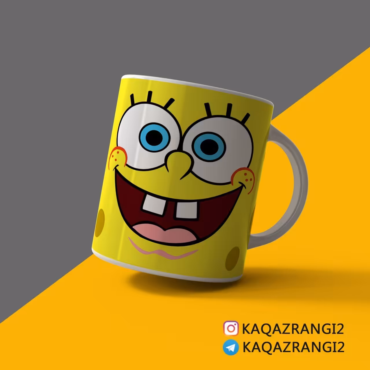 ماگ سرامیکی باب اسفنجی🤩