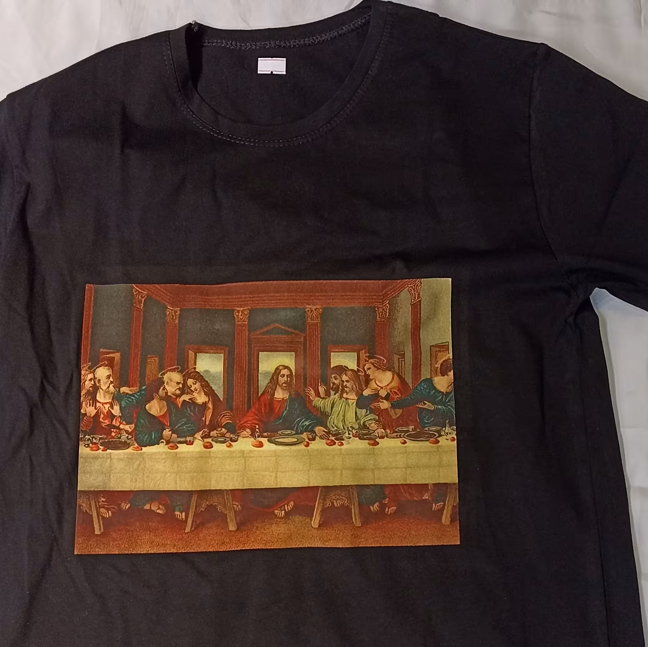 تیشرت آستین کوتاه دخترانه و پسرانه نخی شام اخر