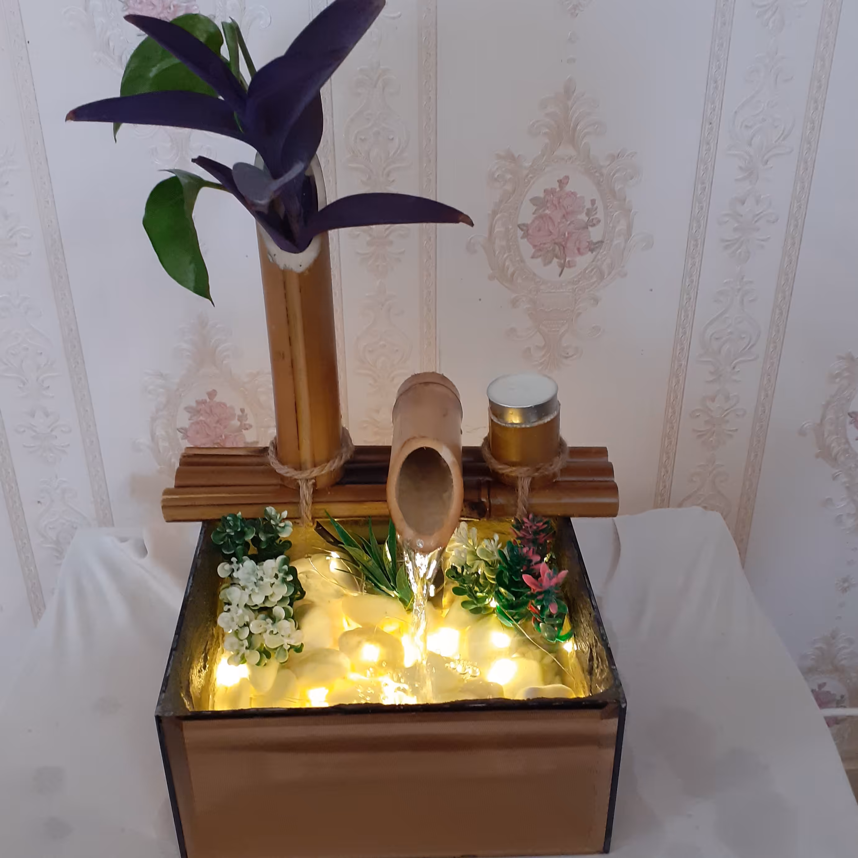 آبنما رومیزی دکوری مدل آینه ایی