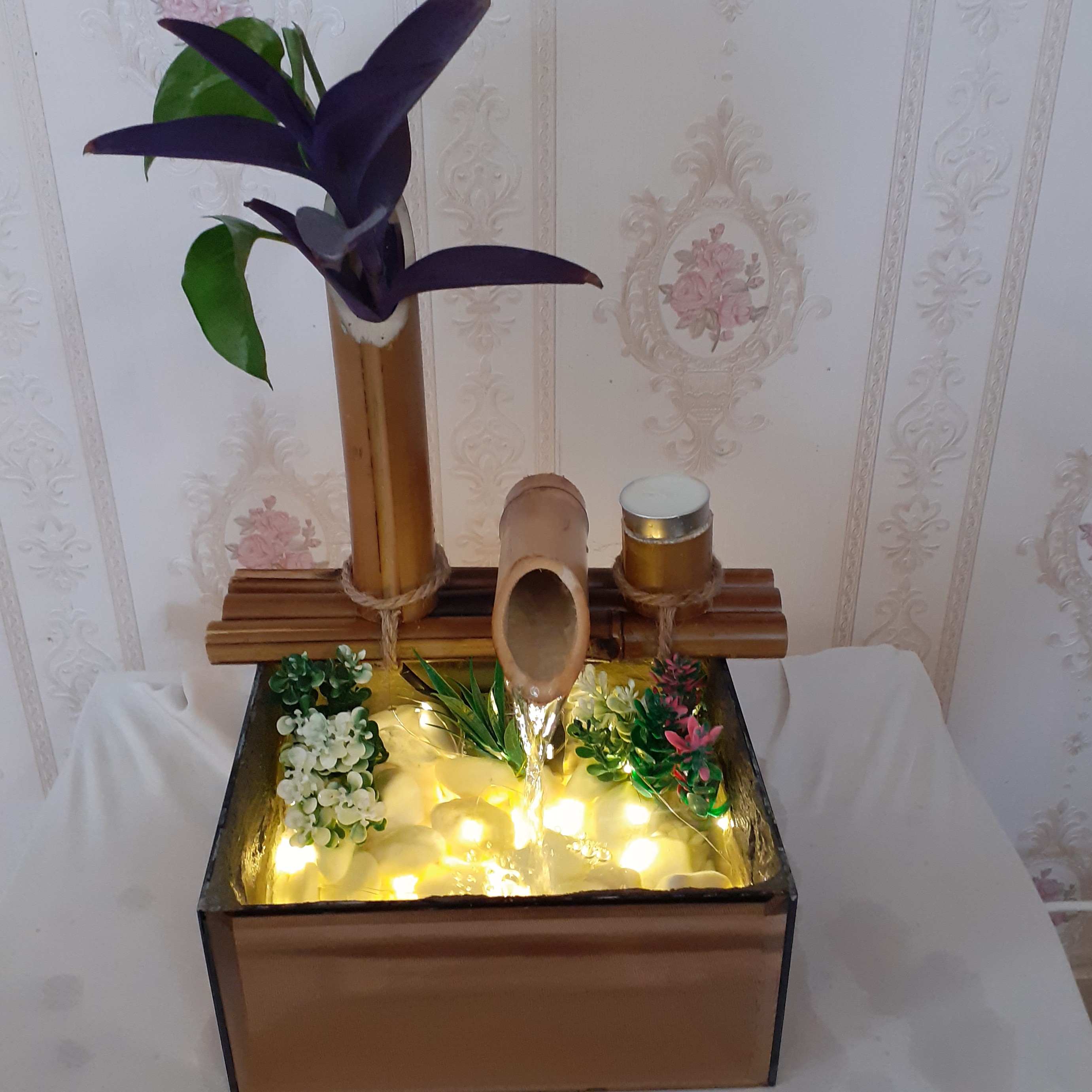 آبنما رومیزی دکوری مدل آینه ایی