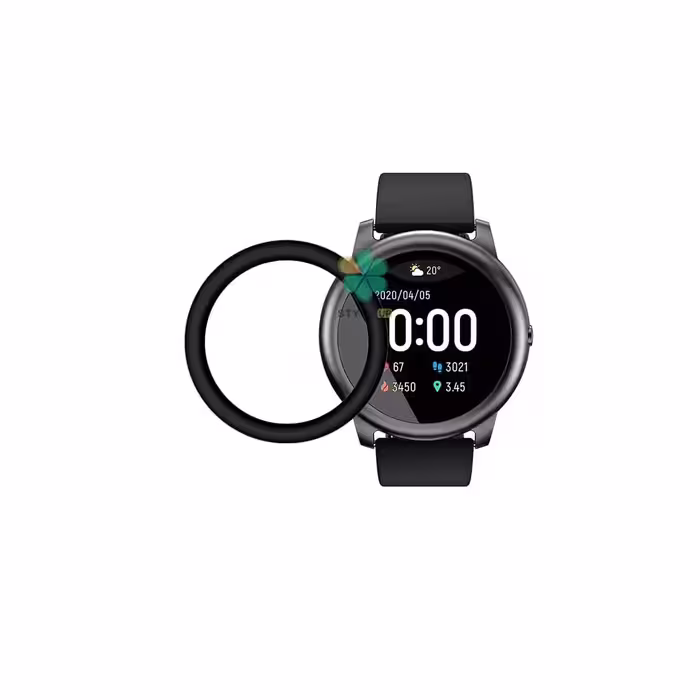 گلس سرامیکی ساعت شیائومی Xiaomi Haylou Solar LS05 مدل دور مشکی