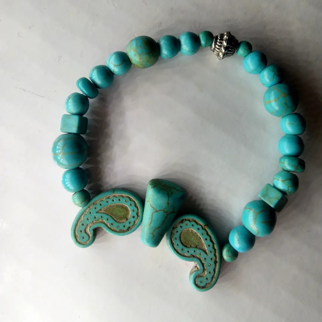 دستبند سنگ فیروزه