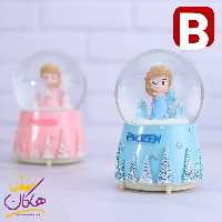 گوی موزیکال پمپی طرح فروزن آبی