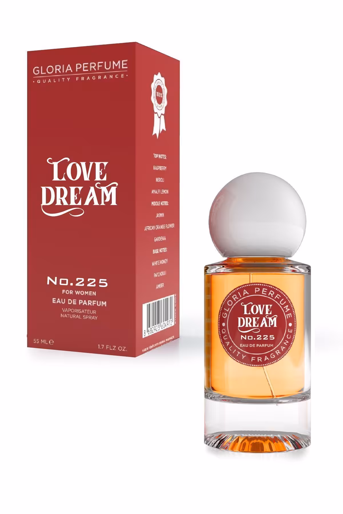 عطر زنانه عشق رویای 55 میل ادوپرفیوم Gloria Perfume