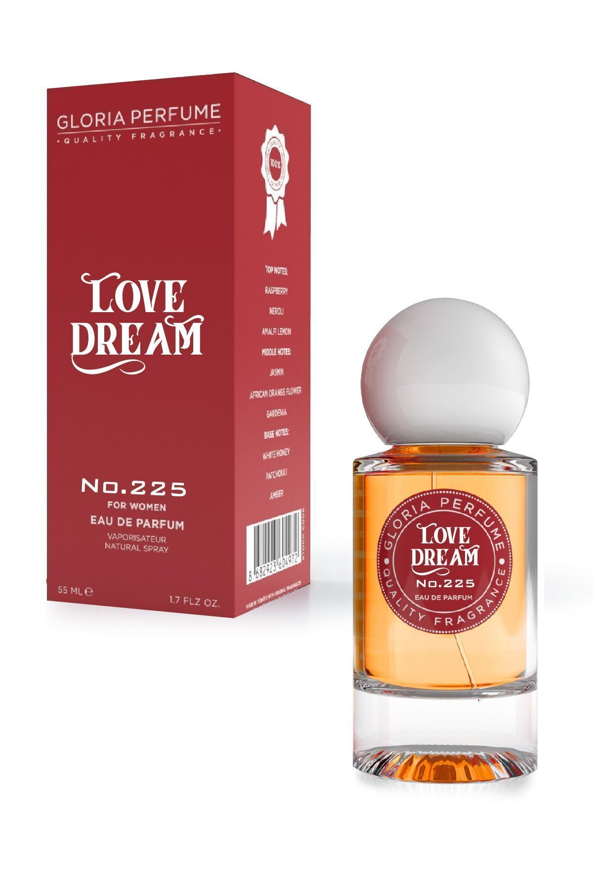 عطر زنانه عشق رویای 55 میل ادوپرفیوم Gloria Perfume