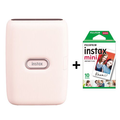 چاپگر عکس فوجی مدل مینی لینک به همراه فیلم | FUJIFILM INSTAX Mini Link Printer (Dusky Pink)