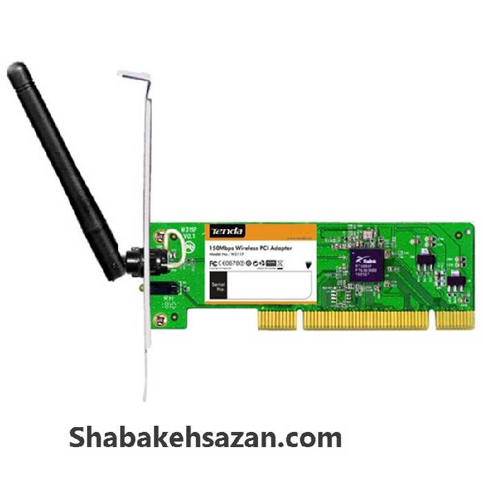 کارت شبکه بی‌سیم و PCI Express تندا مدل W311P
