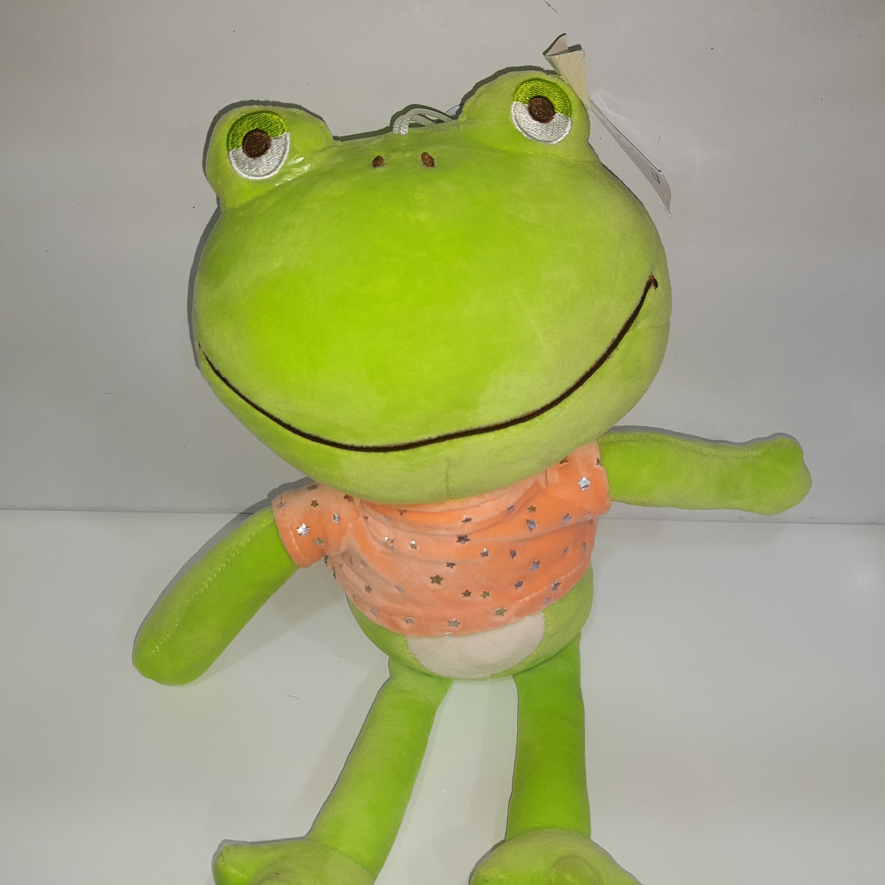 عروسک نانوقورباغه خارجی قابل شستشو وجنس نرم ولطیف